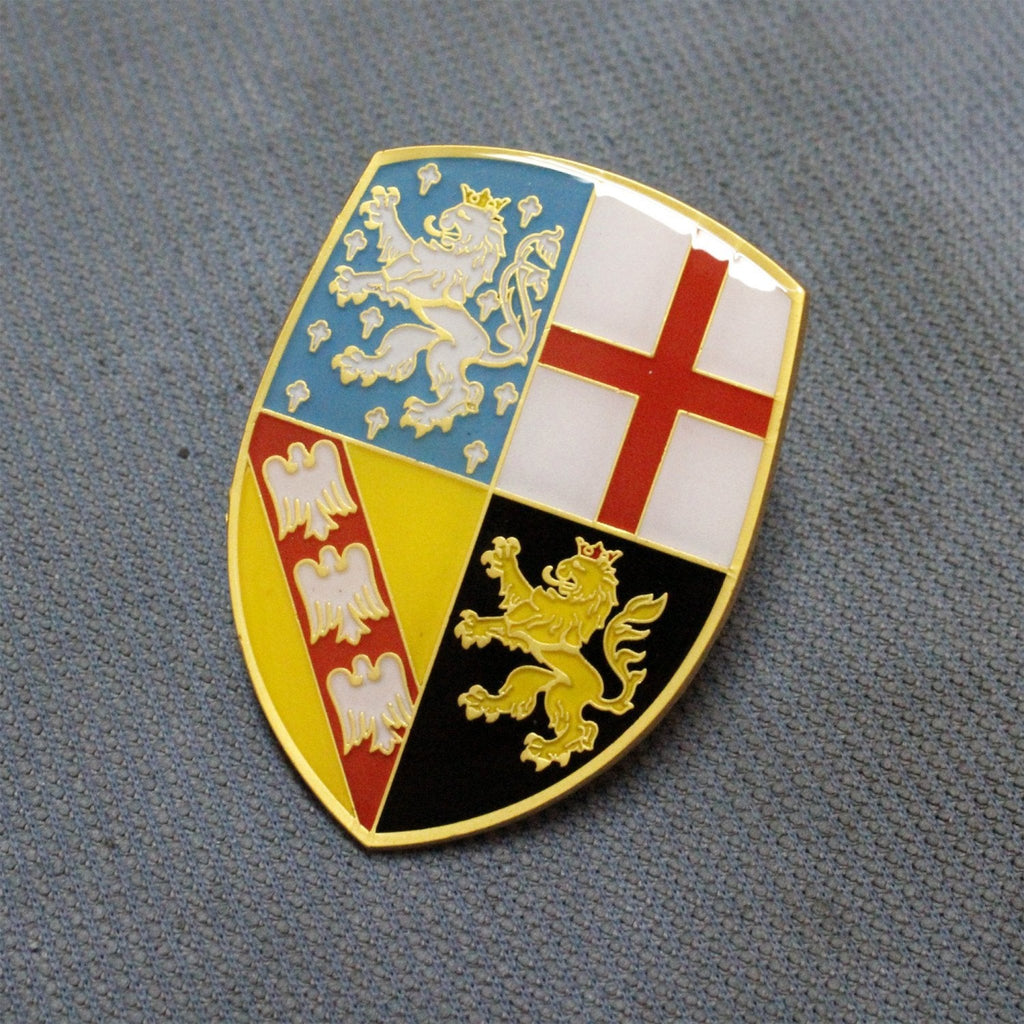VW Coat of Arms of Saarland Hood Badge Crest