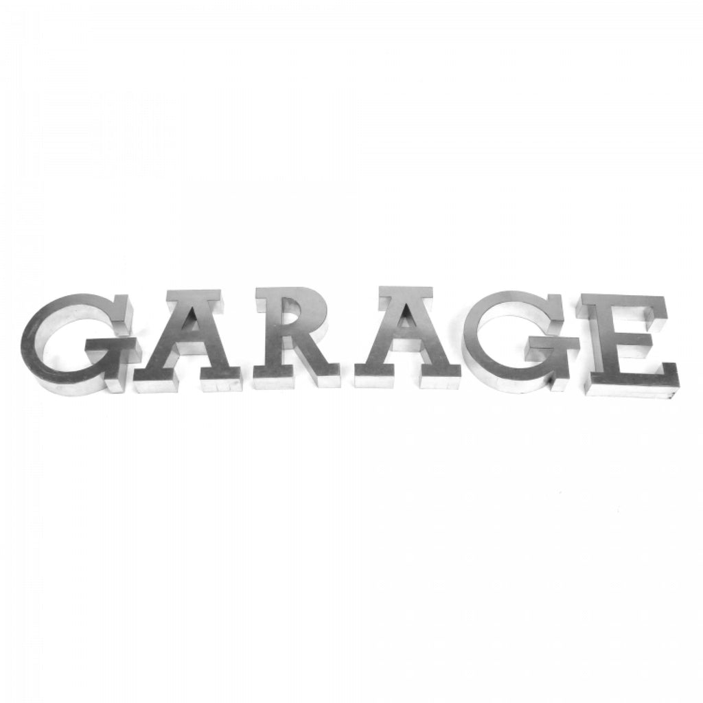 Retro Garage Metal Letter Sign for Office Mancave Shop Home
