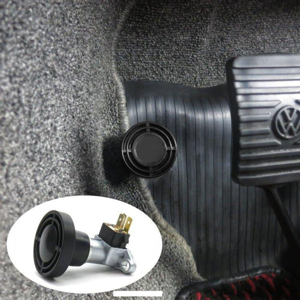 Round Rubber Headlight Switch Dimmer High Beam Pedal Cover