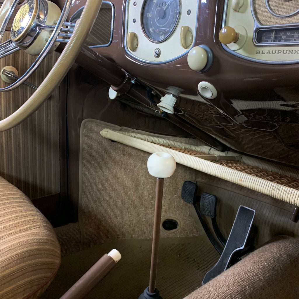 Ivory Dimple Gear Shift Knob for 1947 - 1961 Volkswagen or Porsche 356