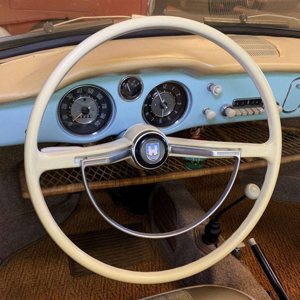 VW Steering Wheel Wolfsburg Crest Horn Button fits 1962-71 Beetle Ghia Type 3