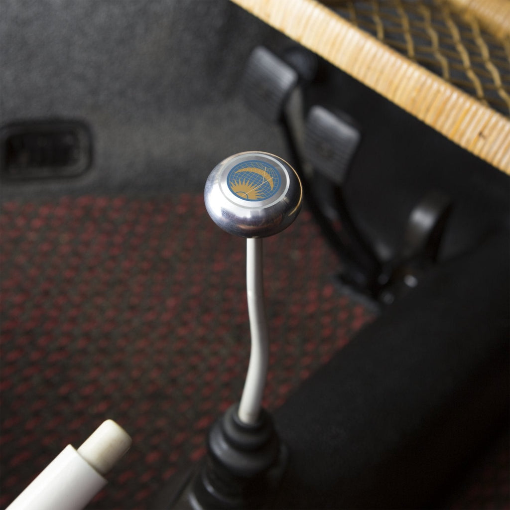 Sun & Moon 2Pc Kit - Horn Button & Aluminum 12mm Shift Knob Bus Beetle Ghia