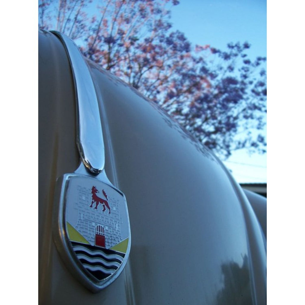 VW Wolfsburg Crest ~ Yellow Hood Badge Crest