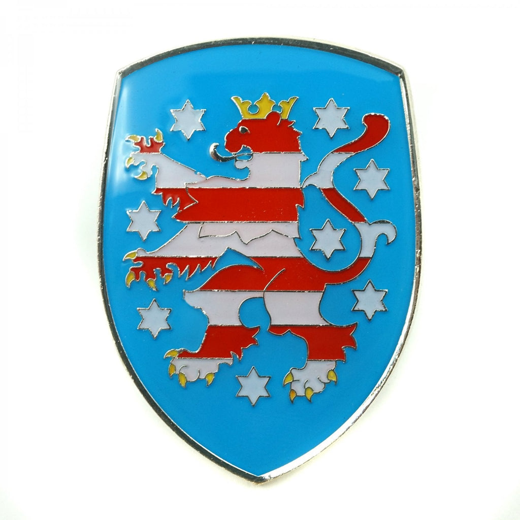 VW Coat of Arms of Freistaat Thuringen Hood Badge Crest
