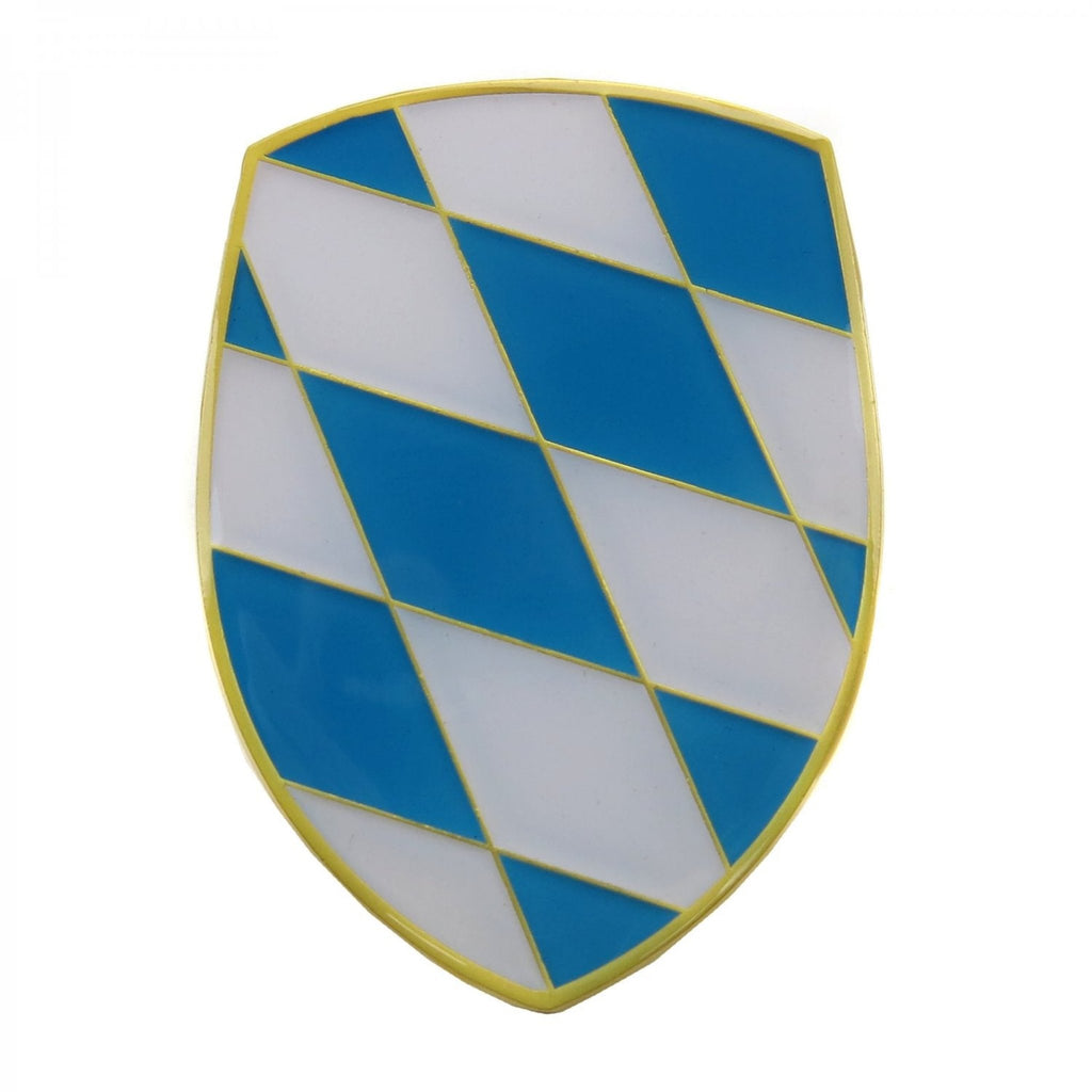 VW Coat of Arms of Bavaria (Freistaat Bayem) Hood Badge Crest