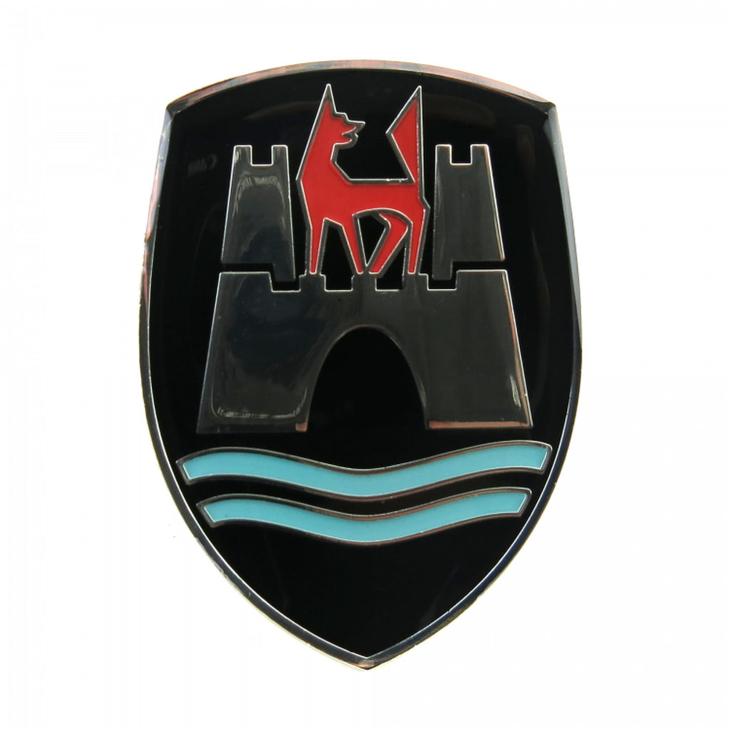 VW Wolfsburg Crest ~ Black Hood Badge