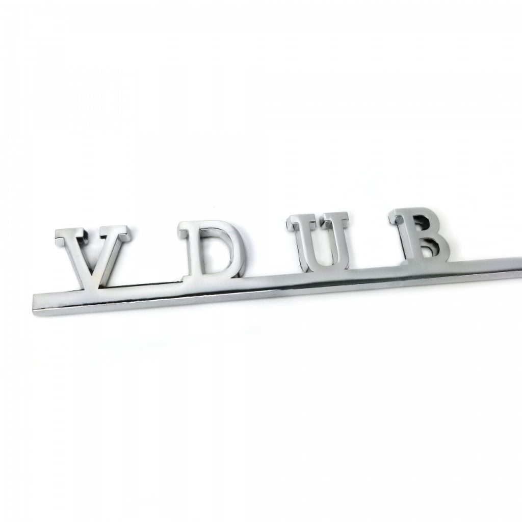 VW AirCooled Vdub Dude Script Emblem for Volkswagen beetle bus ghia thing kafer